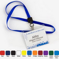 3/4" Nylon Name Tag Lanyard w/ O-Ring (Blank)